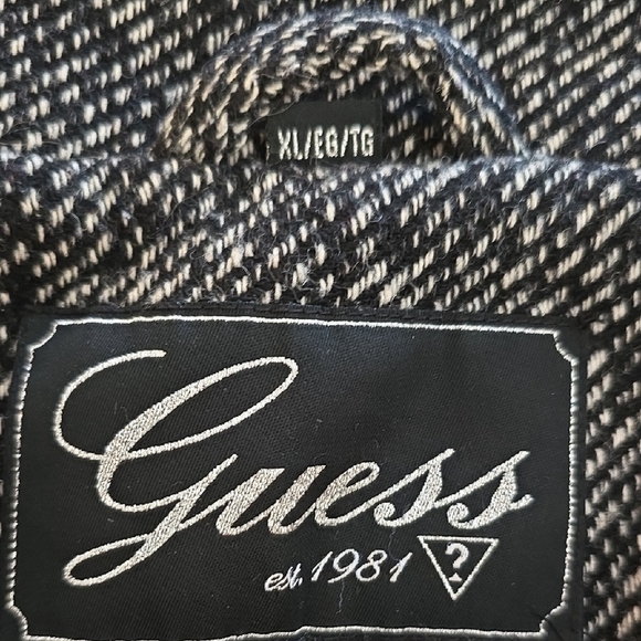 Guess Black and Gray Bomber Jacket - Picture 4 of 4